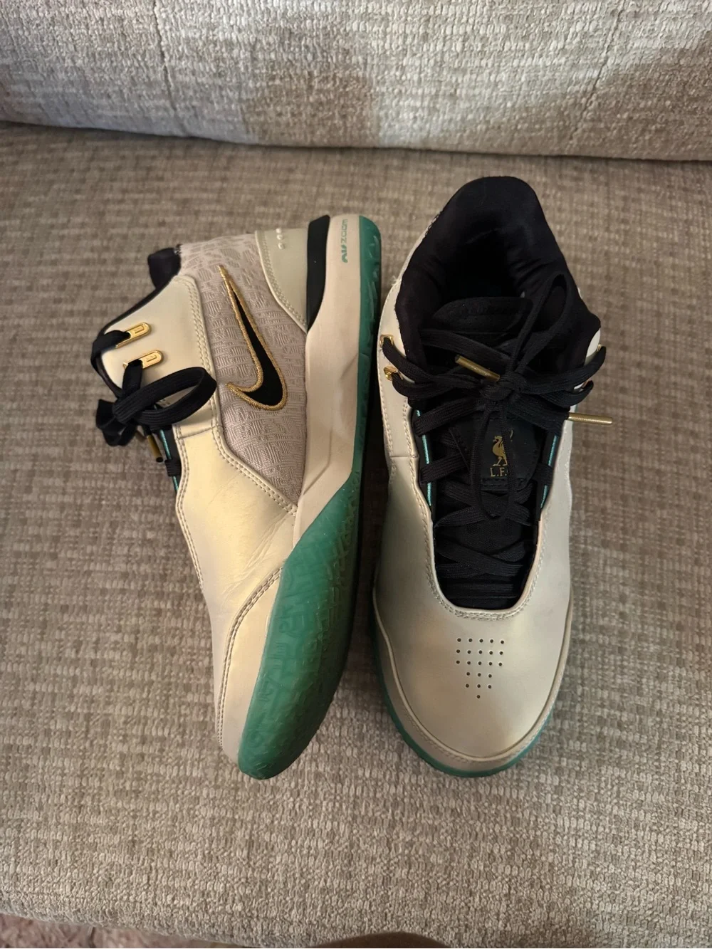 Nike LeBron NXXT, Light Orewood Brown/Washed Teal, Black, Gold Basketball Shoes